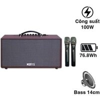 Loa xách tay Acnos CS391 (2 bass 14cm, 500W, Kèm 2 micro)