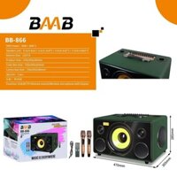 Loa xách tay  BAAB-866,hai mic ,hệ thống 7 loa ,3 đường tiếng  ,1 bas20