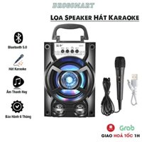 Loa xách tay bluetooth karaoke speaker H.S.L.H Âm thanh đỉnh cao kèm mic hát Bảo Hành 1 đổi 1