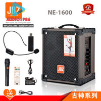 Loa Xách Tay Di Động JBZ NE-1600 Có Bluetooth Kèm 2 Micro cầm tay và mic đeo tai