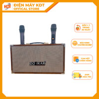 Loa xách tay Dojikar S-255 kết nối bluetooth, AUX, USB, thẻ nhớ - tặng kèm 2 micro không dây - KDT89