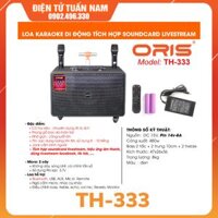 Loa xách tay hát karaoke bluetooth Oris TH-333