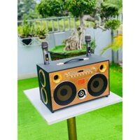 Loa xách tay karaoke MTMAX MT888 với 8 Loa,bass20,4treb,2trung công suất cực mạnh 350 - 500W - Đi kèm 2 micro