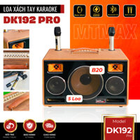 Loa Xách Tay Karaoke MTMAX DK192Pro Bass 20, 2 Trung, 2 Treble Công Suất Đến 500W Công Nghệ Bass Boost Nghe Nhạc Căng Ấm