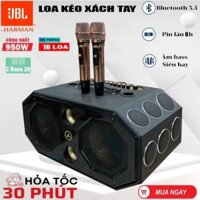 Loa Xách Tay Karaoke Z20PRO 16 Đường Tiếng - 2Bass 20Cm, 2Treble, 12Trung Loa Kéo Xách Tay Công Suất Khủng 800w, Hát Hay