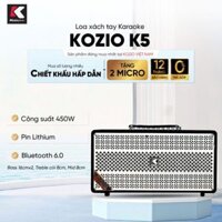Loa xách tay KOZIO K-5 sản xuất tại Việt Nam bộ xử lí âm thanh chuyên nghiệp có tặng theo MIC thiết kế hiện đại