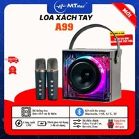 Loa Xách Tay Mini Peterhot A99 - Đèn Led RGB Độc Đáo Nháy Theo Nhạc Kết Nối Bluetooth Dễ Dàng