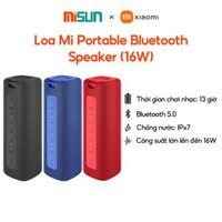 Loa Xiaomi Mi Portable Bluetooth Speaker 16W  Kết nối Bluetooth 5.0  Chống nước chuẩn IPx7 - Hàng Chính Hãng - đen