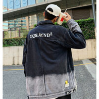 [Loại 1] Áo khoác jean nam nữ Unisex Hàn Quốc thời trang trẻ màu đen sương trắng form rộng CHI2020