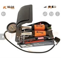 [Loại 1] Bơm hơi đạp chân 2 ống hiệu Kapusi Nhật Bản - Bơm Xe Đạp,Xe Máy, Oto