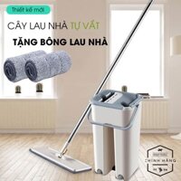 Loại 1] Cây lau nhà 360 thông minh, Chổi lau nhà tự vắt, lau nhà sạch, nhỏ gọn, tiện lợi