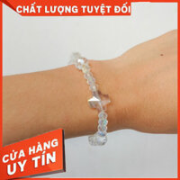 (loại 1) Chuỗi Tràng Hạt Mân Côi đá Phale trắng