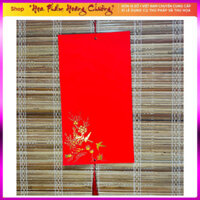 {loại 1} combo 10 giấy viết thư pháp màu đỏ kích thước 22x40cm giá bán là 10 tờ