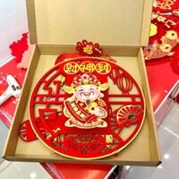 (loại 1) Dải treo ông thần tài phủ nhận đưa đến nhiều may mắn,tài lộc năm 2024, đồ tô điểm tết mẫu mới