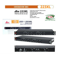 [LOẠI 1 DBX]Thiết bị crossover dbx 223XL màu đen mạch cắm hàng loại 1 cao cấp - Crossover dbx - phân tần dbx