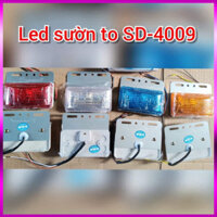 {loại 1} Đèn sườn xe vận tải SD 4009, đèn hông xe vận tải LED 12V và 24V siêu sáng