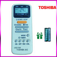 {loại 1} điều khiển điều hoà toshiba remote máy lạnh toshiba WC-E1NE( tặng cặp pin)