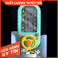 (loại 1) Đồ Chơi Đường Đua xe con Có màn hình hiển thị vận động Memocshop game show chỉ dẫn vô lăng lái xe Làm món quà