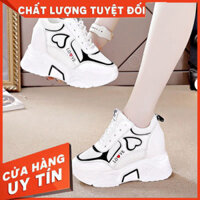 (loại 1) Giày Sport nữ đế độn Giày sneaker nữ mẫu mã mới Thoáng khí êm chân Giày Sport sneakers TT03