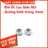 (loại 1) Gói 10 Con - Vít M3 đầu tròn dài 5mm - M3*5, dài 8mm - M3*8, Gói 10 Con - Đai Ốc Lục Giác M3 - 2 lần bán kính t