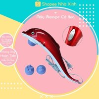 (LOAI 1) [Hàng Cao Cấp - Bảo hành 12 tháng] Máy Massage Cầm Tay Cá Heo Cao Cấp, Máy mát xa trị liệu cá heo cầm tay l