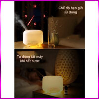 {loại 1} [Hàng Mới Về] máy khuếch tán tinh chất dầu Siêu Âm, Máy Phun Sương Mini thời thượng dung lượng Lớn, LED 7 Màu,