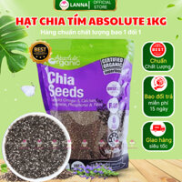 [LOẠI 1] Hạt Chia Úc 1KG Absolute Chuẩn Organic Chất Lượng Sạch Đều Đẹp Ít Tạp Chất Ăn Kiêng - Nutrion Seeds