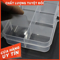 (loại 1) Hộp Nhựa Đựng linh phụ kiện Điện Tử, hộp đựng móng giả, đồ nail, mi giả, đồ câu 10 Ngăn, 15 ngăn, 24 ngăn, 36 n