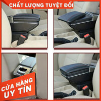 {loại 1} Hộp tỳ tay xe Hyundai I10 cao cấp tích hợp cổng sạc USB - Bảo hành 12 tháng