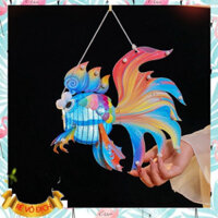 (loại 1) HOT Đèn lồng cá gáy Mẫu 2024 Tự Lắp Ghép Hàng Loại 1 ( Shop Giao Màu tự nhiên ) .