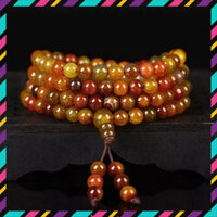 {loại 1} *Kho Sỉ*Vòng Tay 108 hạt Đá Vảy Rồng_Vòng Tay Phong Thủy ,Cầu Bình An May Mắn