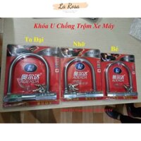 [Loại 1] Khoá chữ U chống trộm an toàn tuyệt đối cỡ bé, vừa và to