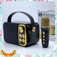 loại 1 Loa bluetooth mini karaoke kèm mic YS-103 , YS 104 Không dây, kèm 01 mic hát công suất 5W - Bảo hành chính hãng .