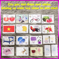 {loại 1} {loại 1} Bộ thẻ học thông minh 16 chủ đề 416 thẻ song ngữ Anh Việt cho bé