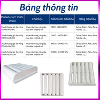 {loại 1} Louver - di chuyển gió dàn nóng điều hoà kèm vít - Bộ thay đổi gió dàn nóng máy điều hòa ban công