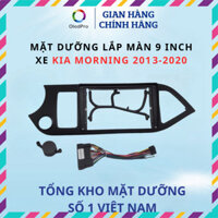 {loại 1} Mặt dưỡng kèm dây nguồn zin lắp màn hình android ô tô cho xe KIA MORNING 2013-2020