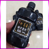 {loại 1} Mực tàu màu đen đậm chai lớn 280g thư pháp họa phẩm