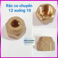 {loại 1} Rắc co chuyển ống đồng phi 12 xuống phi 10