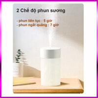 {loại 1} [Siêu Rẻ] Máy Phun Sương Mini Tạo độ ẩm ướt làm giảm nhiệt độ Có đèn LED chiếu sáng chuyển màu Kiêm máy khuếch