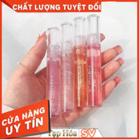 (loại 1) Son kem bóng ánh nhũ Maxfine Glasting Lip Gloss vừa long lanh vừa dưỡng ẩm