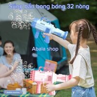 {Loại 1} Súng bắn bong bóng xà phòng 32 nòng - Đồ chơi trẻ em