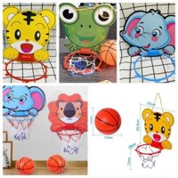 [Loại 1-Tặng kèm bóng] Bộ Đồ Chơi Bóng Rổ Treo Tường Cho Bé - Trò Chơi Thể Thao Cho Bé