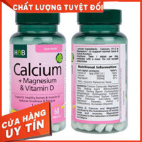 (loại 1) [TOP1 SHOPEE] Viên bền chắc xương cải thiện Canxi và Magie Holland & Barrett Calcium & Magnesium & Vitamin D3 (