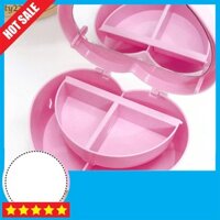 [Loại 1 tốt nhất] 🌸🌸Hộp đựng đồ trang sức có gương hình trái tim dễ thương Hello Kitty☘☘