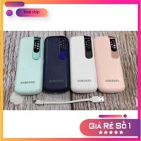 [Loại 1 Tốt Nhất]  Sạc Dự Phòng Sam Sung 36000mah Có Đèn Pin Và Hiển Thị % Pin