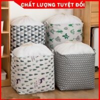 [Loại 1 Tốt Nhất] Túi Đựng Đồ, Túi Đựng Quần Áo Chăn Màn 100 Lít ( Cỡ Lớn) - Vải Canvas - Chống Ẩm, Chống Thấm