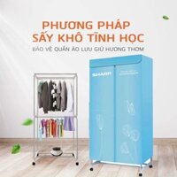 [LOẠI 1] Tủ sấy quần áo Sharp SH-016 - Sấy khô, Diệt khuẩn - Máy sấy quần áo Sharp - Tủ sấy quần áo gấp gọn