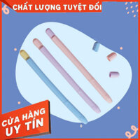 {loại 1} Vỏ đựng bảo vệ bút cảm ứng pencil 1/2/cwt chất liệu silicon màu pastel Hàn Quốc