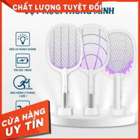 {loại 1} Vợt muỗi thông Minh Kiêm Đèn Bắt Muỗi Tự Động 2 Trong 1 - Pin sạc cao cấp 1200 mah - Bảo hành 12 tháng