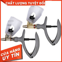 {loại 1} Xi lanh tự động thú y tiêm gia cầm, vacxin MZA kim tiêm có giã đỡ cắm chai - Bơm liên tục 2ml/5ml DN28